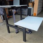 Haworth Electric Sit-Stand Office Desk Back-to-Back Bench Workstation - 120cm