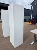 IKEA White Wardrobe Cabinet with 9 Sliding Shelves and 1 Fixed Shelf - Slim - Image 7