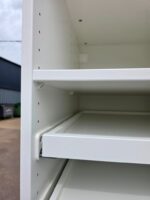 IKEA White Wardrobe Cabinet with 9 Sliding Shelves and 1 Fixed Shelf - Slim - Image 12