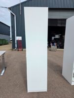 IKEA White Wardrobe Cabinet with 13 Sliding Shelves and 1 Fixed Shelf - Slim - Image 4