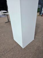 IKEA White Wardrobe Cabinet with 13 Sliding Shelves and 1 Fixed Shelf - Slim - Image 6