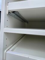 IKEA White Wardrobe Cabinet with 13 Sliding Shelves and 1 Fixed Shelf - Slim - Image 9