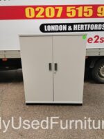 Senator Storage Office Cupboard Lockable Cabinet - 2 Doors, Adjustable Shelves - Image 3