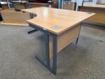 Right-Hand Corner Desk | L-Shaped Office Workstation with Modesty Panel – 160cm - Image 6