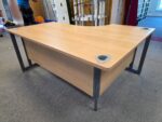 Left-Hand Corner Desk | L-Shaped Office Workstation with Modesty Panel – 160cm - Image 9
