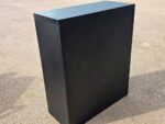 Black Storage Office Cupboard – Lockable Cabinet with 3 Adjustable Shelves - Image 6