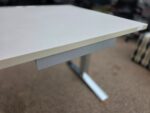 Rectangular Office Desk with Chrome Legs and Under-Desk Pencil Drawer – 160cm - Image 3