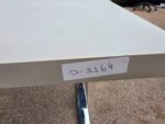 Rectangular Office Desk with Chrome Legs and Under-Desk Pencil Drawer – 160cm - Image 12