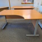 Right-Hand Corner Desk | Ergonomic Office Workstation with Modesty Panel - 160cm