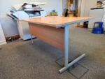 Right-Hand Corner Desk | Ergonomic Office Workstation with Modesty Panel - 160cm - Image 9