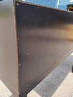 Dark Wood Writing Desk | Bureau Desk with Drop-Front and Drawers - 130cm - Image 13