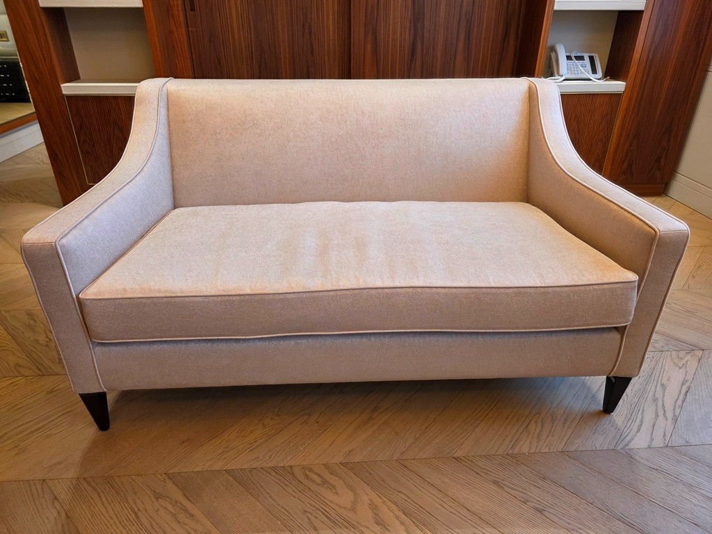 2 Seater Sofa with Matching Stool