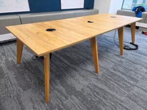 Meeting / Conference Office Table | Oak-Effect Boardroom Modern Unit - 360cm