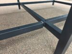 4 Person Collaboration Table, Standing Meeting / Project Station | White - 240cm - Image 11