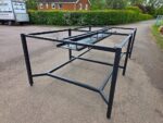 4 Person Collaboration Table, Standing Meeting / Project Station | White - 240cm - Image 14
