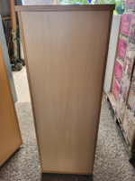 4 Drawer Filing Cabinet | A4 Suspension File Lockable Storage | Beech Finish - Image 12
