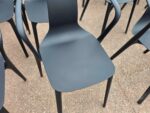Vitra Belleville Chairs | Black Stackable Sophisticated Meeting Seat - Set of 24 - Image 11