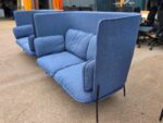 &Tradition Cloud Booth Sofa Pair by Luca Nichetto | High Back, Blue - Set of 2 - Image 3