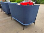 &Tradition Cloud Booth Sofa Pair by Luca Nichetto | High Back, Blue - Set of 2 - Image 10