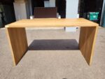 Light Wood Office Desk with Matching 3 Drawer Mobile Pedestal - 140cm - Image 3