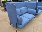 &Tradition Cloud Booth Sofa Pair by Luca Nichetto | High Back, Blue - Set of 2 - Image 13