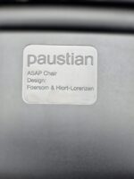 Paustian ASAP Meeting Chair | Grey Padded Seat, Black Steel Frame - Set of 14 - Image 3