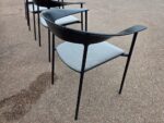 Paustian ASAP Meeting Chair | Grey Padded Seat, Black Steel Frame - Set of 14 - Image 6