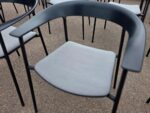 Paustian ASAP Meeting Chair | Grey Padded Seat, Black Steel Frame - Set of 14 - Image 11