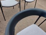 Paustian ASAP Meeting Chair | Grey Padded Seat, Black Steel Frame - Set of 14 - Image 12