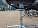 ICF Swivel Meeting Chairs | Set of 4 | Genuine Leather, Chrome Base on Castors - Image 20