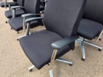 Swivel Office Chairs Set of 16 | Aluminium Base with Armrests and High Back - Image 4