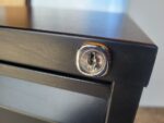 Office Black Filing Cabinet |  4 Drawer Steel Storage Lockable Unit - 132cm Tall - Image 6