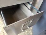 Roneo Vickers 4 Drawer Filing Cabinet | Grey Metal Office Storage - 132cm - Image 6