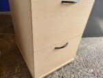 4 Drawer Filing Cabinet | A4 Suspension File Lockable Storage | Beech Finish - Image 9