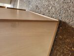 4 Drawer Filing Cabinet | A4 Suspension File Lockable Storage | Beech Finish - Image 11