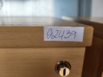 4 Drawer Filing Cabinet | A4 Suspension File Lockable Storage | Beech Finish - Image 17