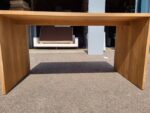 Light Wood Office Desk with Matching 3 Drawer Mobile Pedestal - 140cm - Image 5