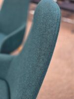 High Back Accent Chairs | Teal Fabric | Lounge / Reception Seating -  Set of 6 - Image 3