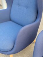 Fritz Hansen Ro Luxury Lounge Chairs | Navy Blue | by Jaime Hayon - Set of 4 - Image 14