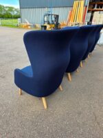 Fritz Hansen Ro Luxury Lounge Chairs | Navy Blue | by Jaime Hayon - Set of 4 - Image 17