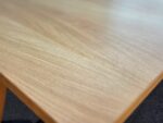Office Collaboration Table | Oak-Effect Top | Cable Ports | Black Frame - 320cm - Image 19