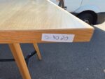 Office Collaboration Table | Oak-Effect Top | Cable Ports | Black Frame - 320cm - Image 21