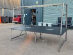 Frovi Relic Cloud Collaboration Table | Rustic Top, Metal Frame | 310cm Wide - Image 9