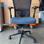 Haworth Zody Comforto Ergonomic Mesh Task Office Chair | Grey Seat | Adjustable