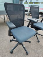 Haworth Zody Comforto Ergonomic Mesh Task Office Chair | Grey Seat | Adjustable - Image 11