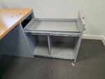 4 Person Bench Desk, Workstation Bank | Screens + 4 Integrated Pedestals - 160cm - Image 7