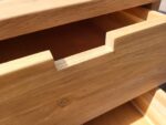 Light Wood Office Desk with Matching 3 Drawer Mobile Pedestal - 140cm - Image 7