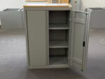 4 Person Bench Desk, Workstation Bank | Screens + 4 Integrated Pedestals - 160cm - Image 16