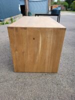 Light Wood Office Desk with Matching 3 Drawer Mobile Pedestal - 140cm - Image 9