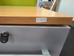 2 Person Office Desk | Side-by-Side w/ Screens and 2 Fixed Pedestals - 160cm - Image 20